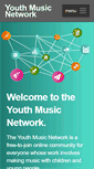 Mobile Screenshot of network.youthmusic.org.uk